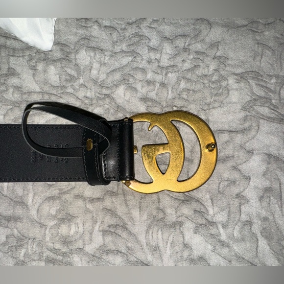 2015 RE-EDITION WIDE LEATHER BELT | Size 70 | Bag included | Great Condition | - Picture 6 of 12